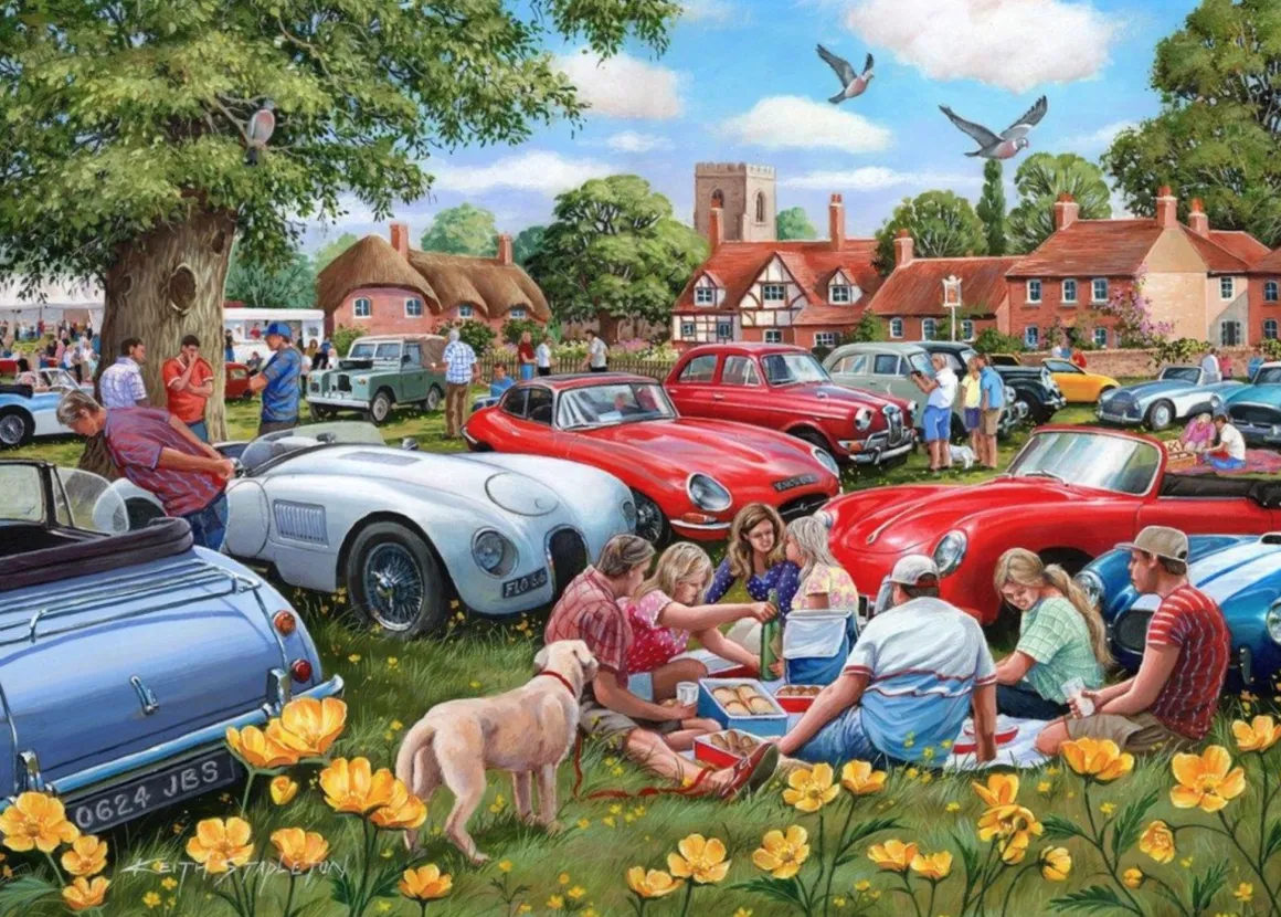 HOP Rally Round - puzzel van 1000 stukjes