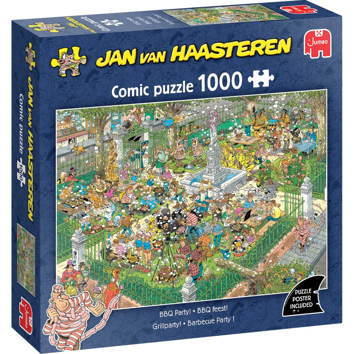 Jumbo BBQ Feest! - Jan van Haasteren - puzzel van 1000 stukjes