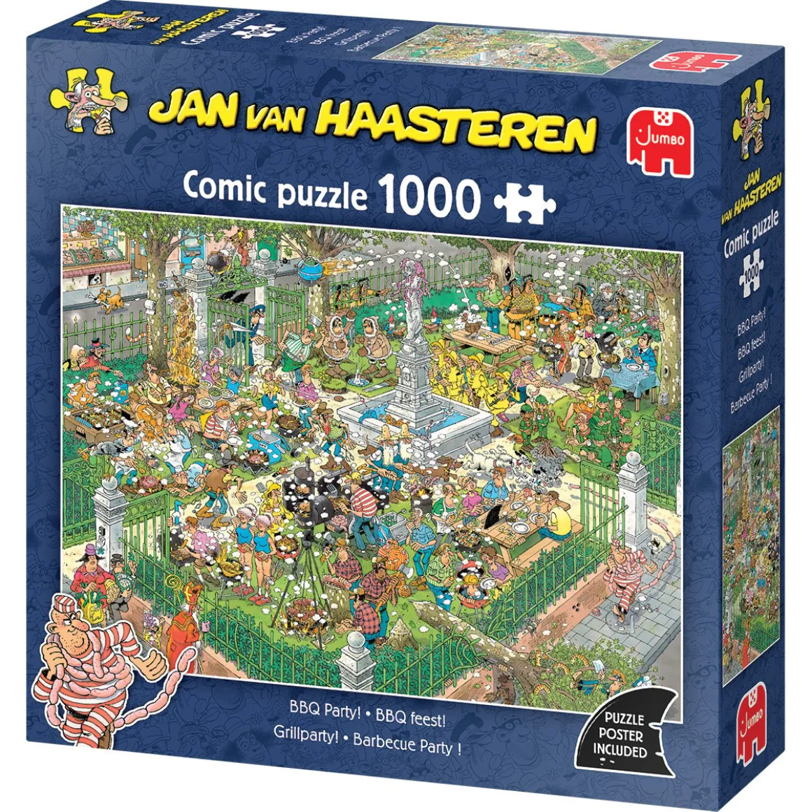 Jumbo BBQ Feest! - Jan van Haasteren - puzzel van 1000 stukjes