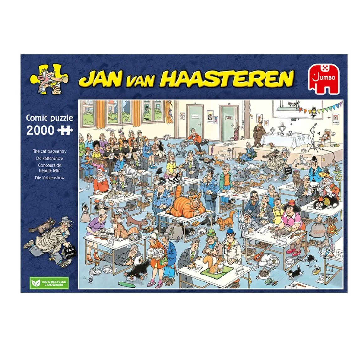 Jumbo De Kattenshow - Jan van Haasteren - puzzel van 2000 stukjes