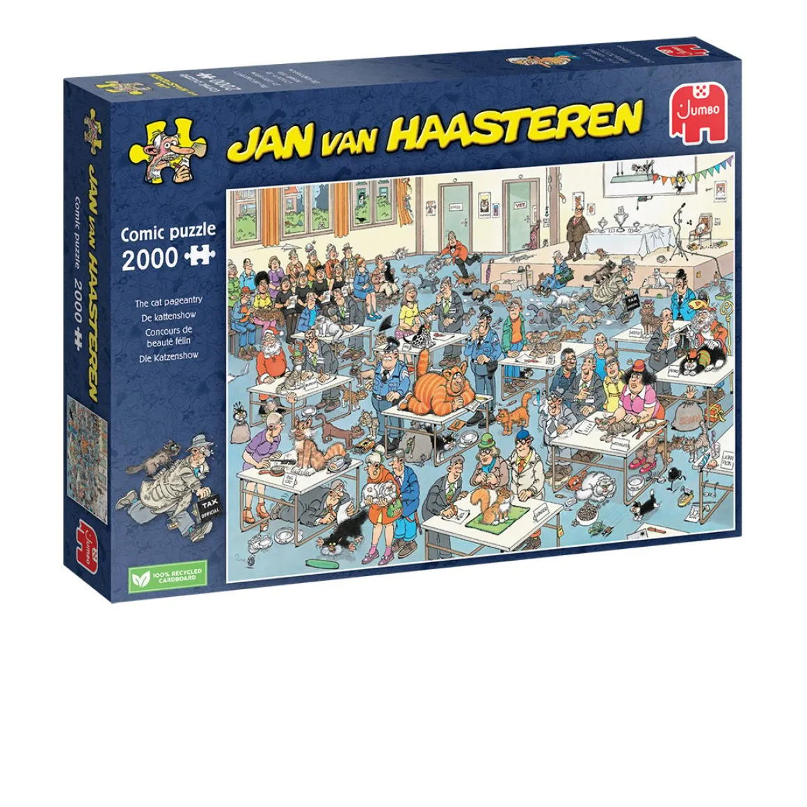 Jumbo De Kattenshow - Jan van Haasteren - puzzel van 2000 stukjes