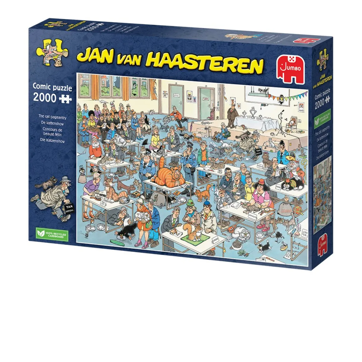 Jumbo De Kattenshow - Jan van Haasteren - puzzel van 2000 stukjes