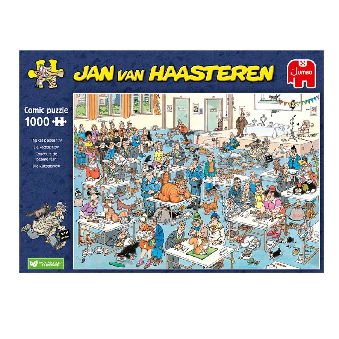 Jumbo De Kattenshow - Jan van Haasteren - puzzel van 1000 stukjes