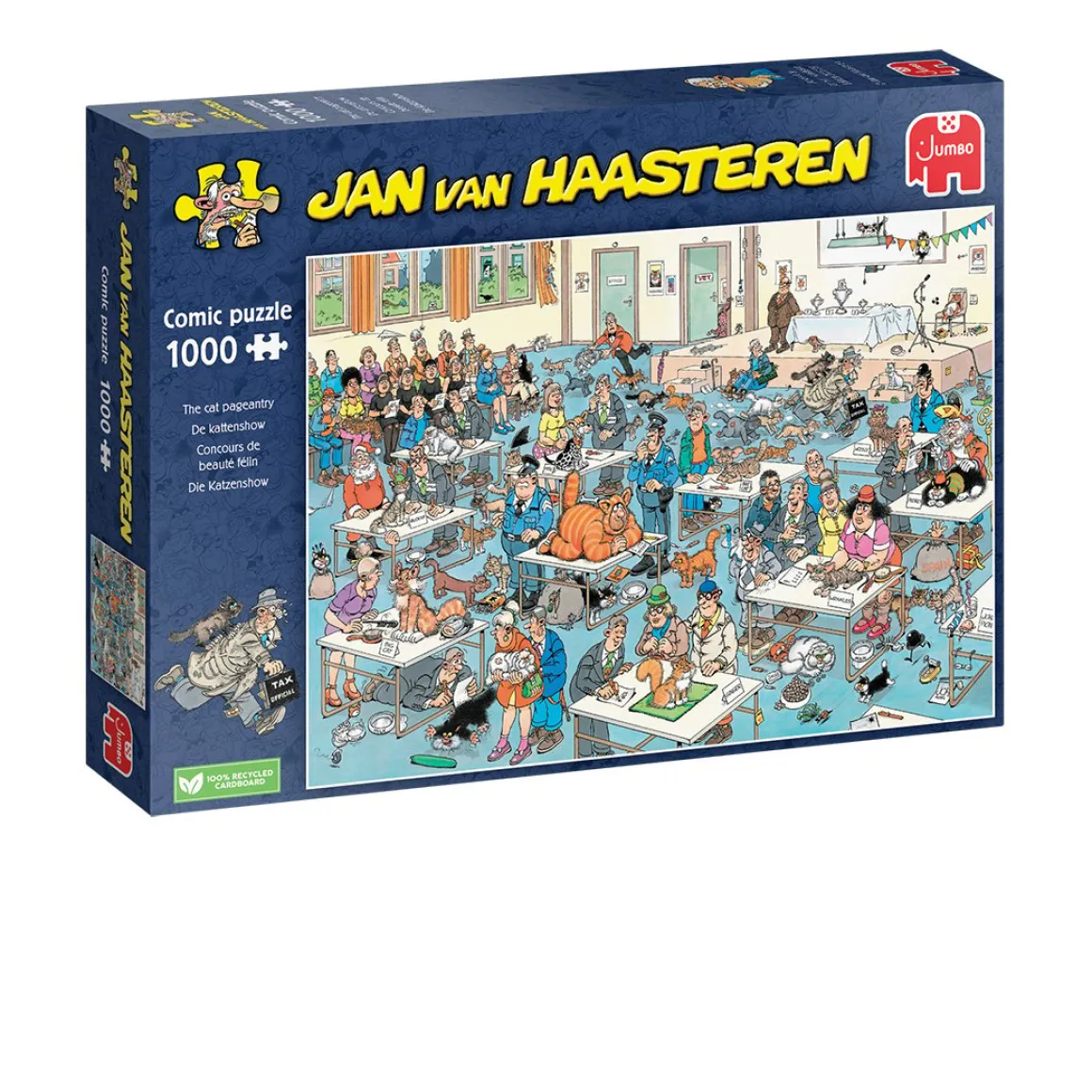 Jumbo De Kattenshow - Jan van Haasteren - puzzel van 1000 stukjes