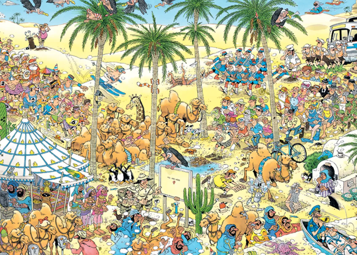 Jumbo De Oase - Jan van Haasteren - 1000 stukjes