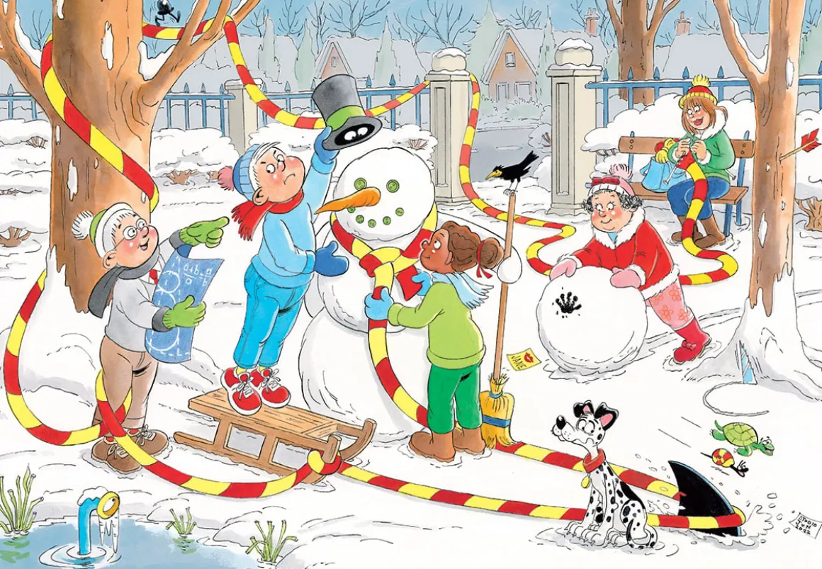 Jumbo De Sneeuwpop - Jan van Haasteren - 150 stukjes