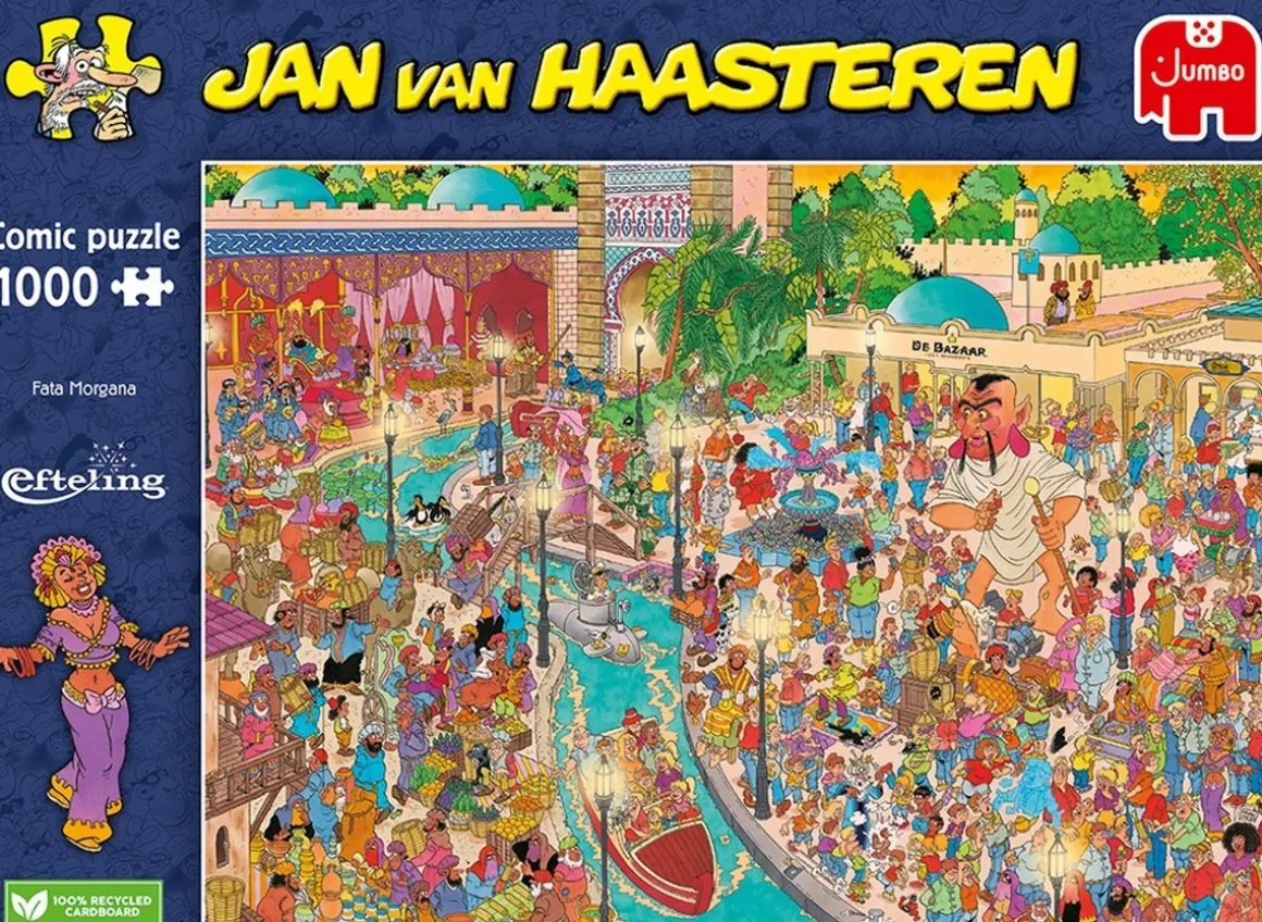 Jumbo Efteling - Fata Morgana - Jan van Haasteren - puzzel van 1000 stukjes