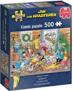 Jumbo Kerstkriebels - Jan van Haasteren - puzzel van 500 stukje