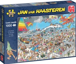 Jumbo Op het strand - Jan van Haasteren - puzzel van 1000 stukjes