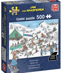 Jumbo Rendier Race - Jan van Haasteren - puzzel van 500 stukjes