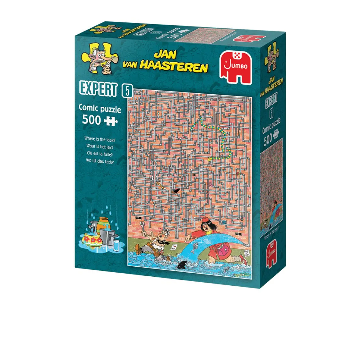 Jumbo Waar is het lek? - Expert 5 - Jan van Haasteren - puzzel van 500 stukjes