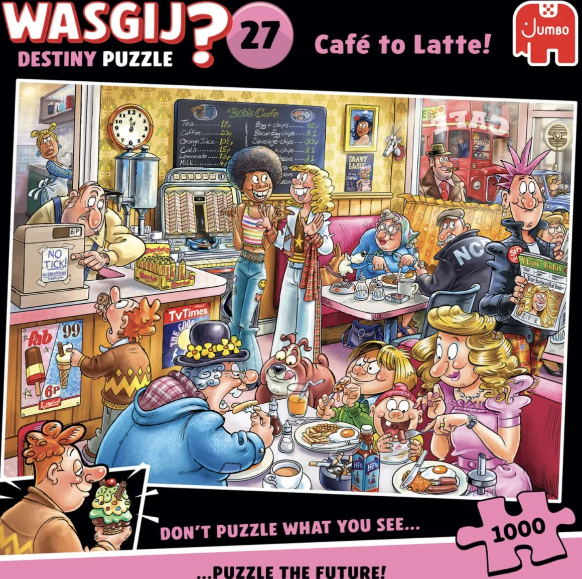 Jumbo Wasgij Destiny 27 - Café to Latte! - 1000 stukjes