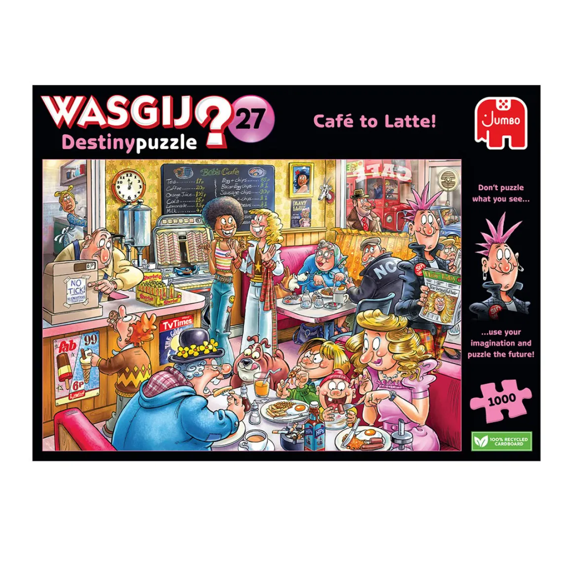 Jumbo Wasgij Destiny 27 - Café to Latte! - 1000 stukjes