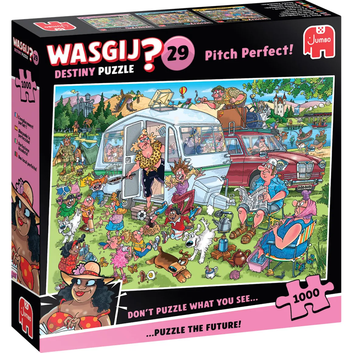 Jumbo Wasgij Destiny 29 - Pitch-Perfect! - Camping - 1000 stukjes
