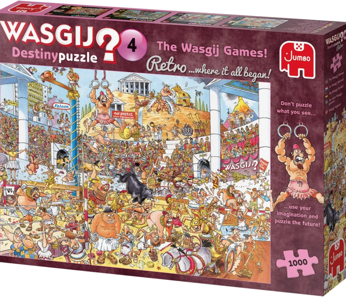 Jumbo Wasgij Destiny Retro 4 - The Wasgij Games! - 1000 stukjes