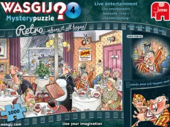 Jumbo Wasgij Mystery 4 Retro - Live entertainment - 1000 stukjes