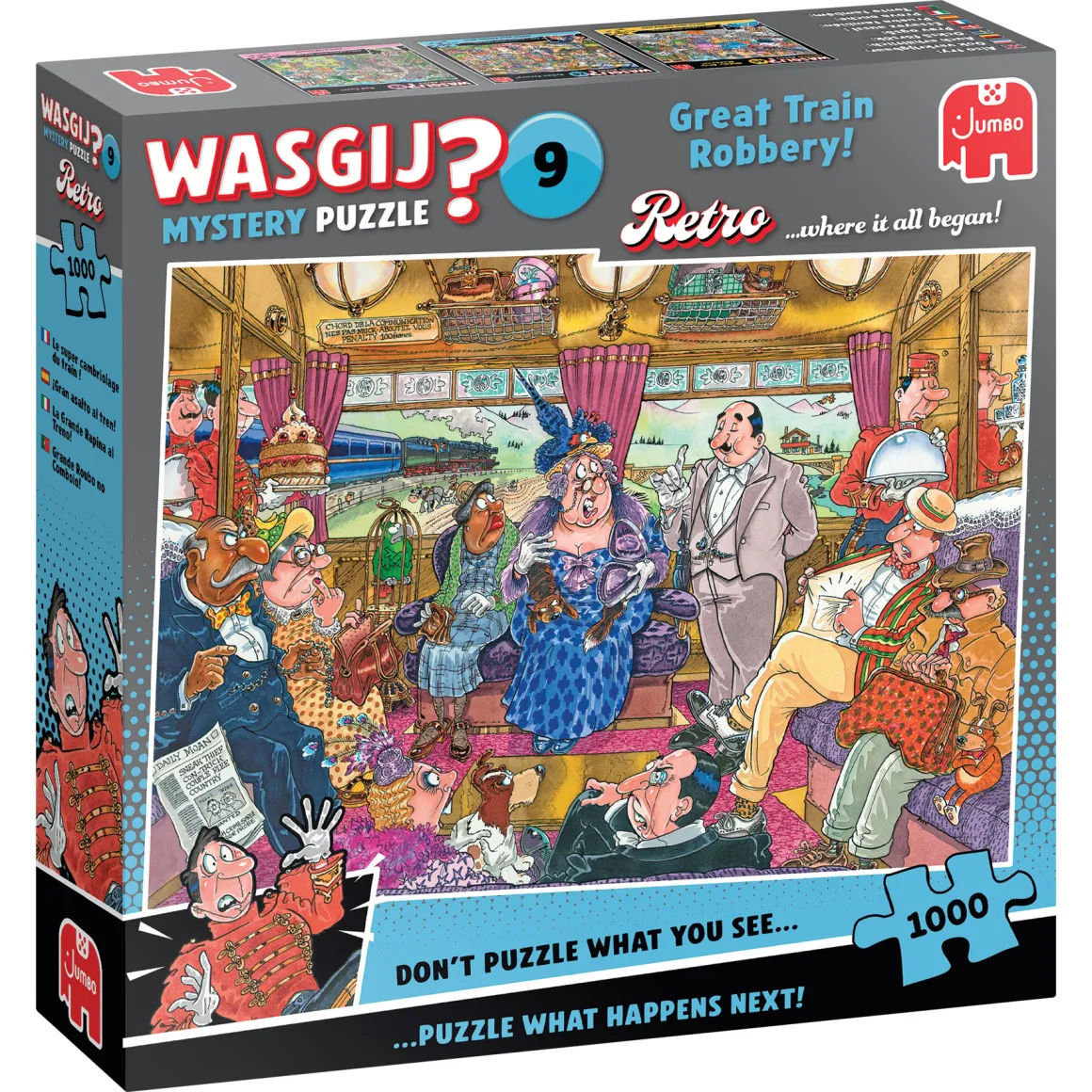 Jumbo Wasgij Retro Mystery 9 - De Grote Treinroof! - 1000 stukjes
