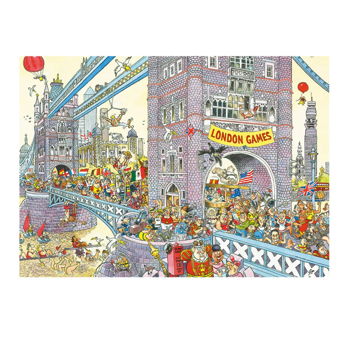 Jumbo Wasgij Retro Mystery 8 - De Laatste Horde - 1000 stukjes