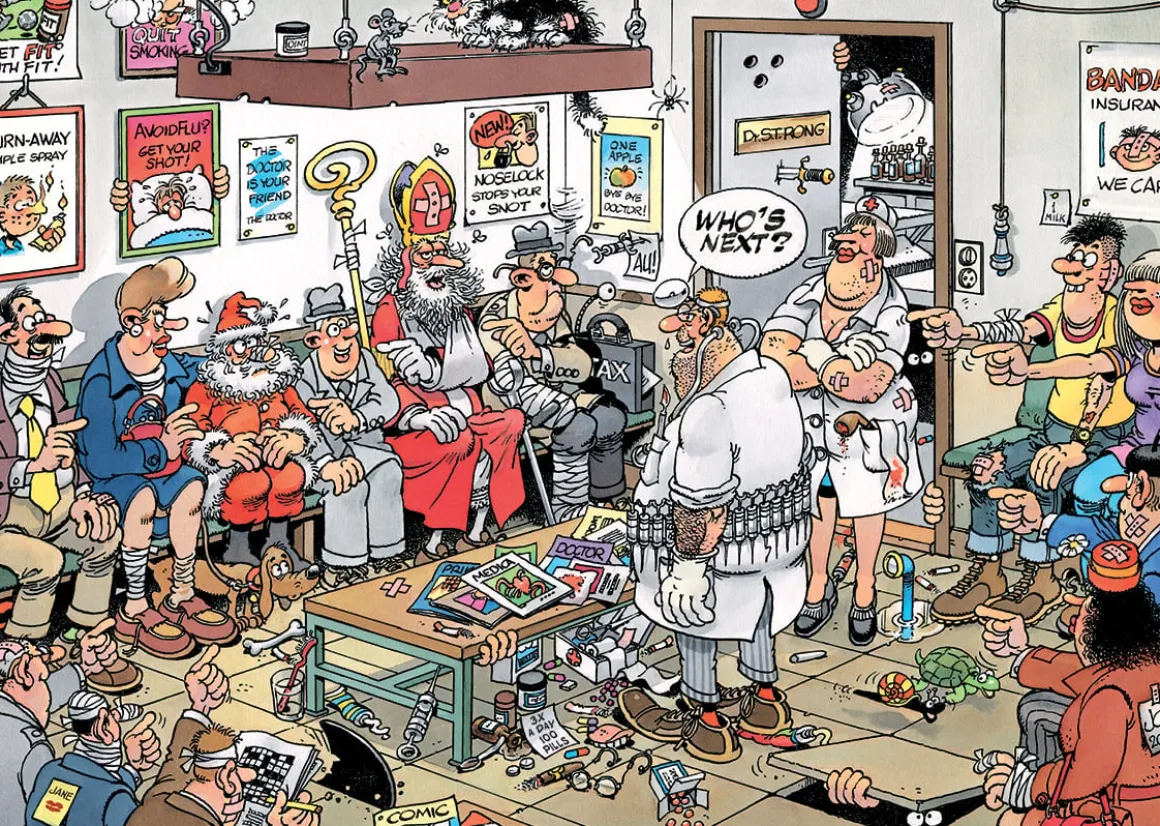 Jumbo Wie is de volgende ? - Jan van Haasteren - puzzel van 500 stukjes