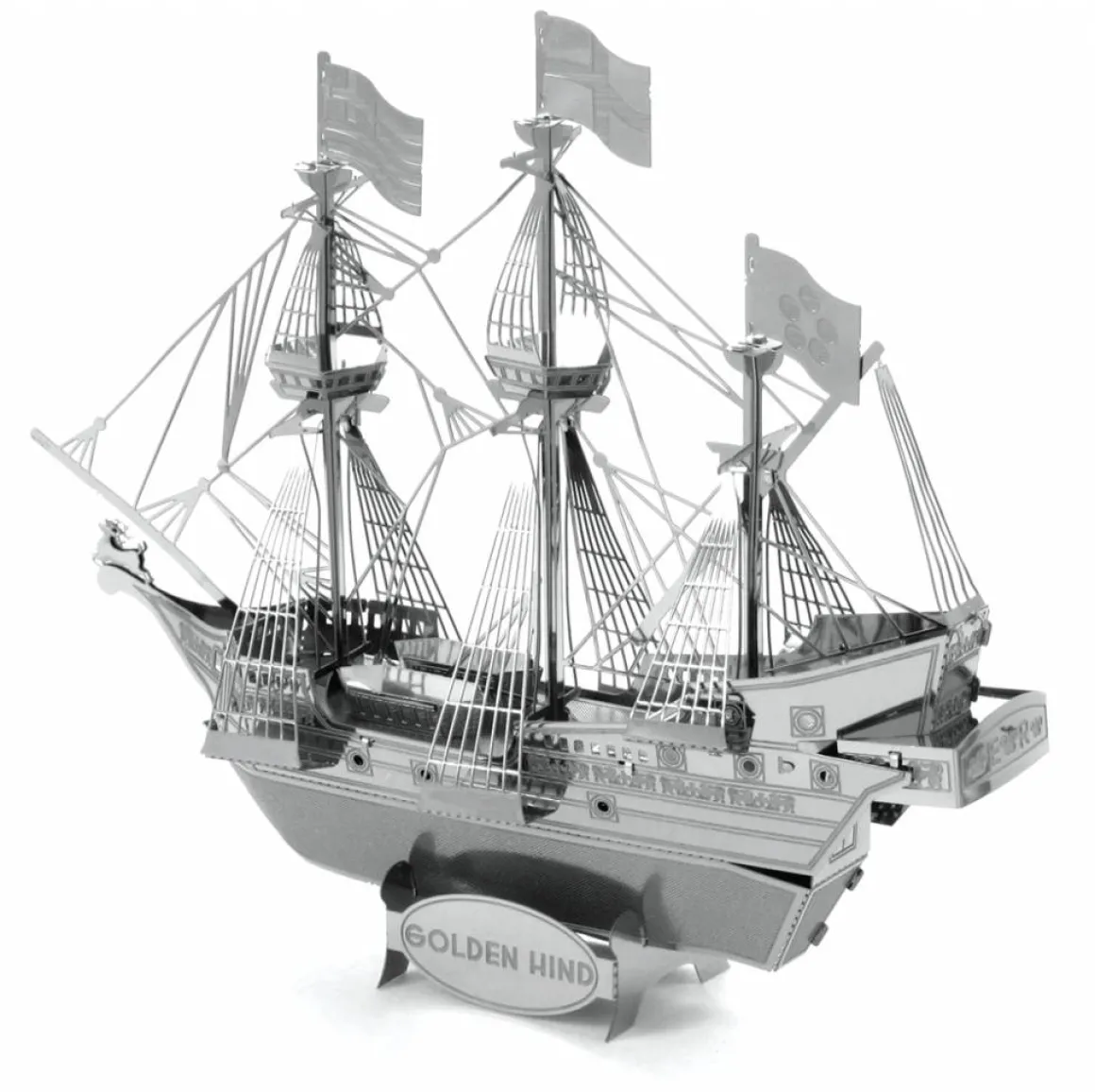 Metal Earth Driemaster Golden Hind - 3D puzzel