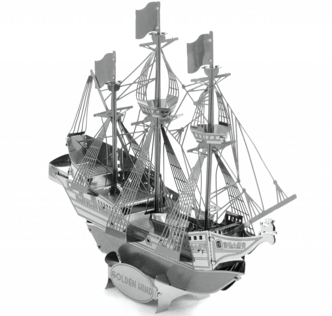 Metal Earth Driemaster Golden Hind - 3D puzzel