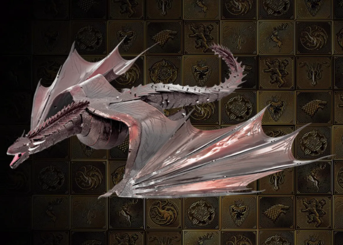 Metal Earth Drogon - GOT - Iconx 3D puzzel