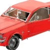 Metal Earth Ford Mustang 1965 Coupé Rood - 3D puzzel