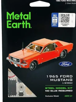 Metal Earth Ford Mustang 1965 Coupé Rood - 3D puzzel