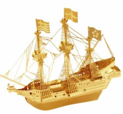 Metal Earth Gouden Driemaster Golden Hind - 3D puzzel