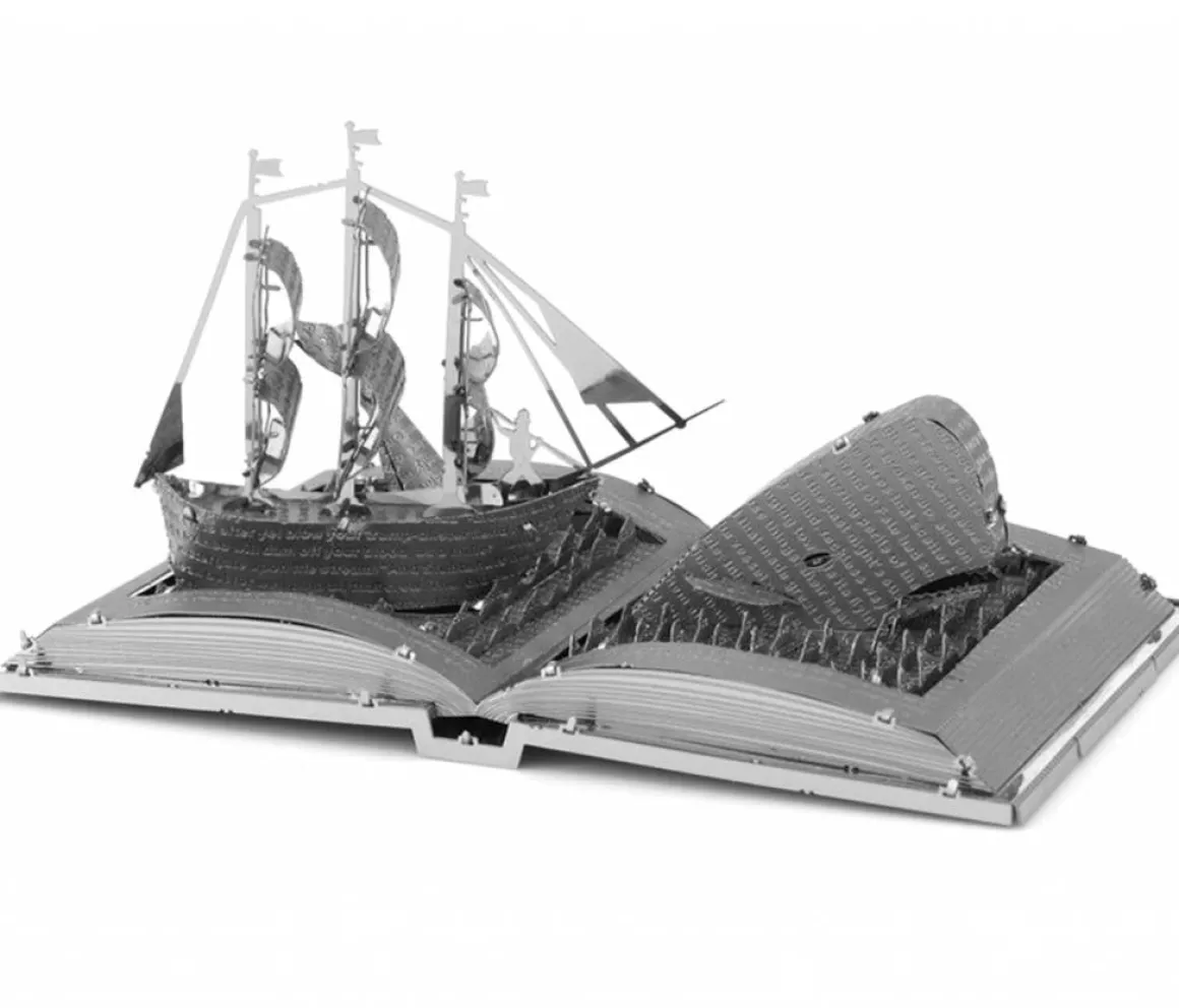 Metal Earth Moby Dick Boeksculptuur - 3D puzzel