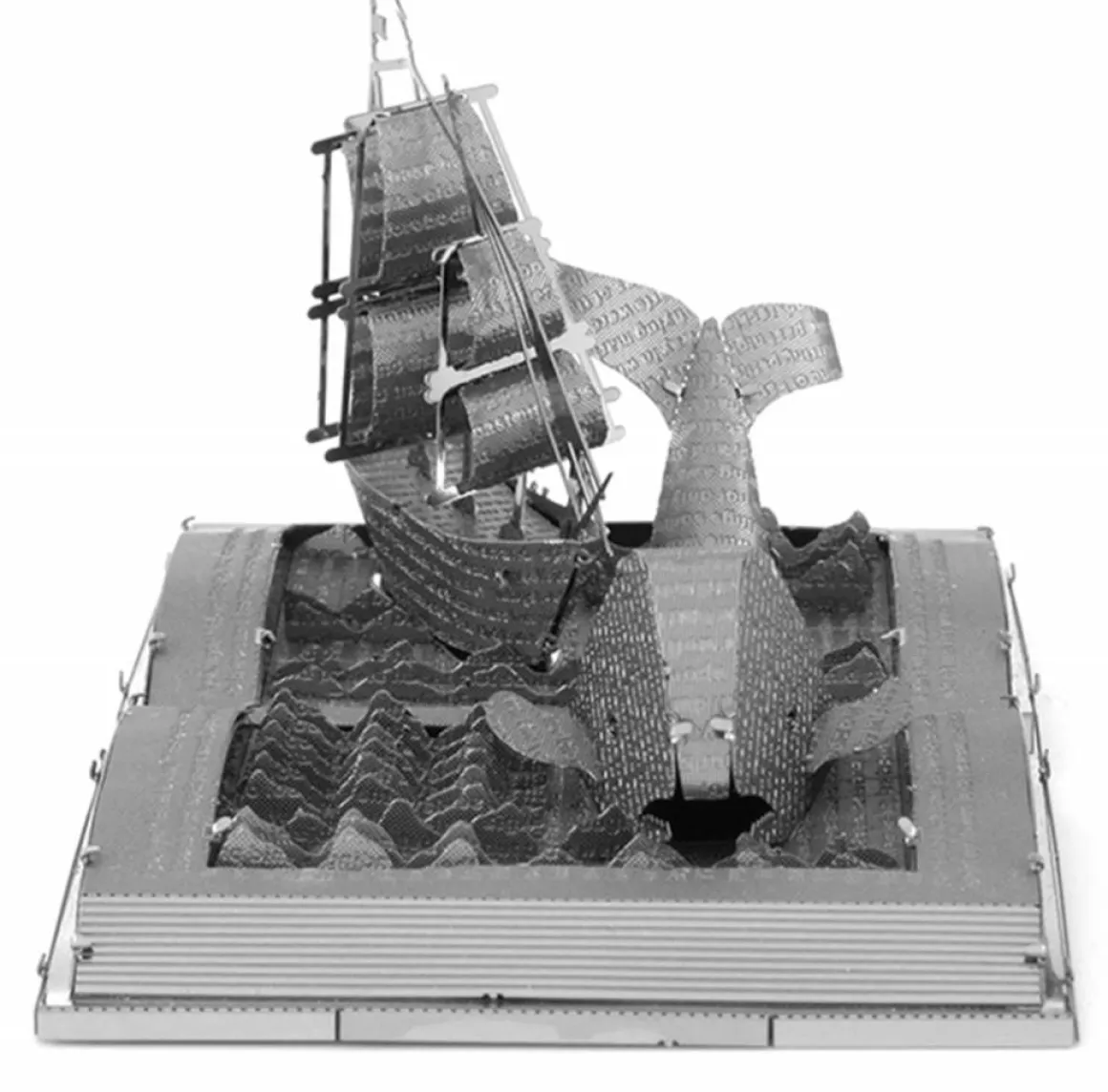 Metal Earth Moby Dick Boeksculptuur - 3D puzzel