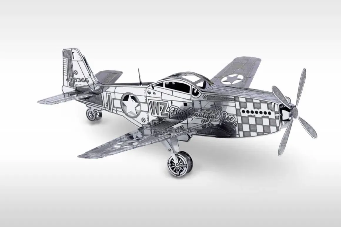 Metal Earth P-51 Mustang - 3D puzzel