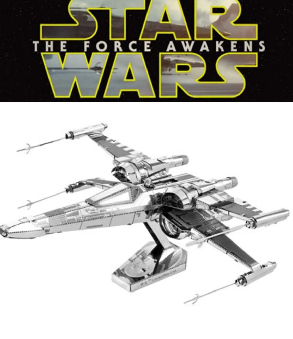 Metal Earth Poe Dameron's X-Wing Fighter - 3D puzzel