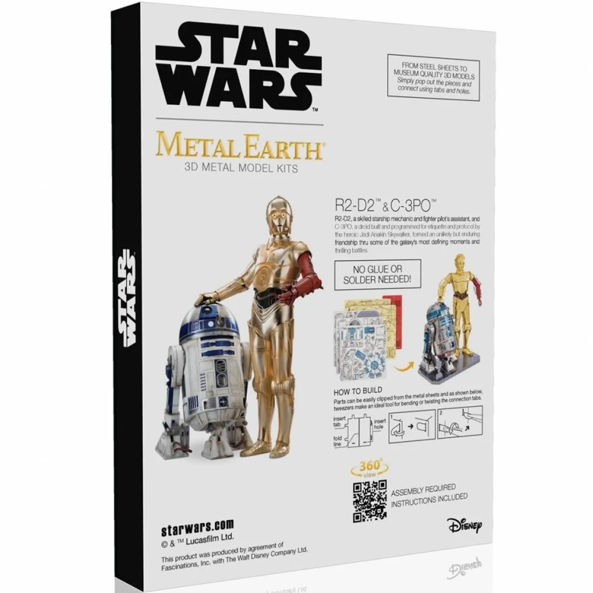 Metal Earth Star Wars R2D2 en C3PO box - 3D puzzel