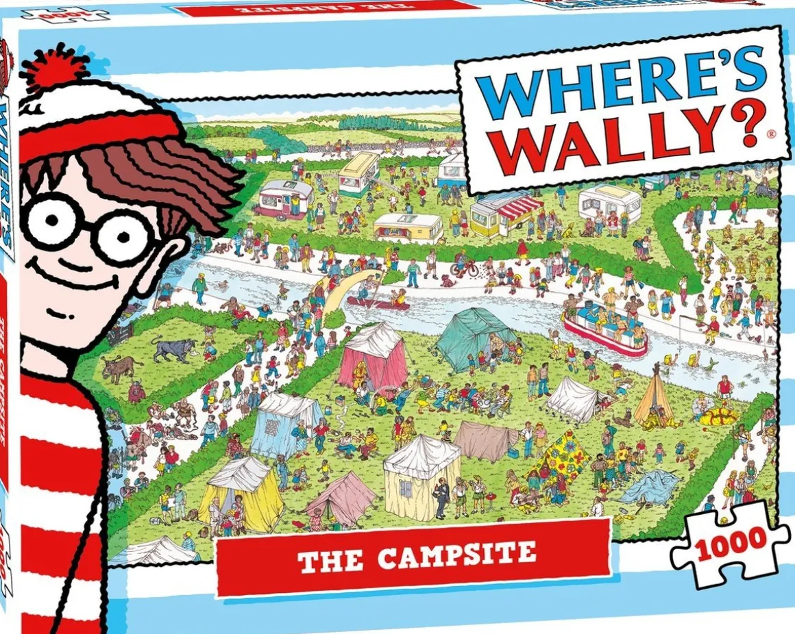 Plenty Gifts Waar is Wally - De Camping - leg- en zoekpuzzel van 1000 stukjes