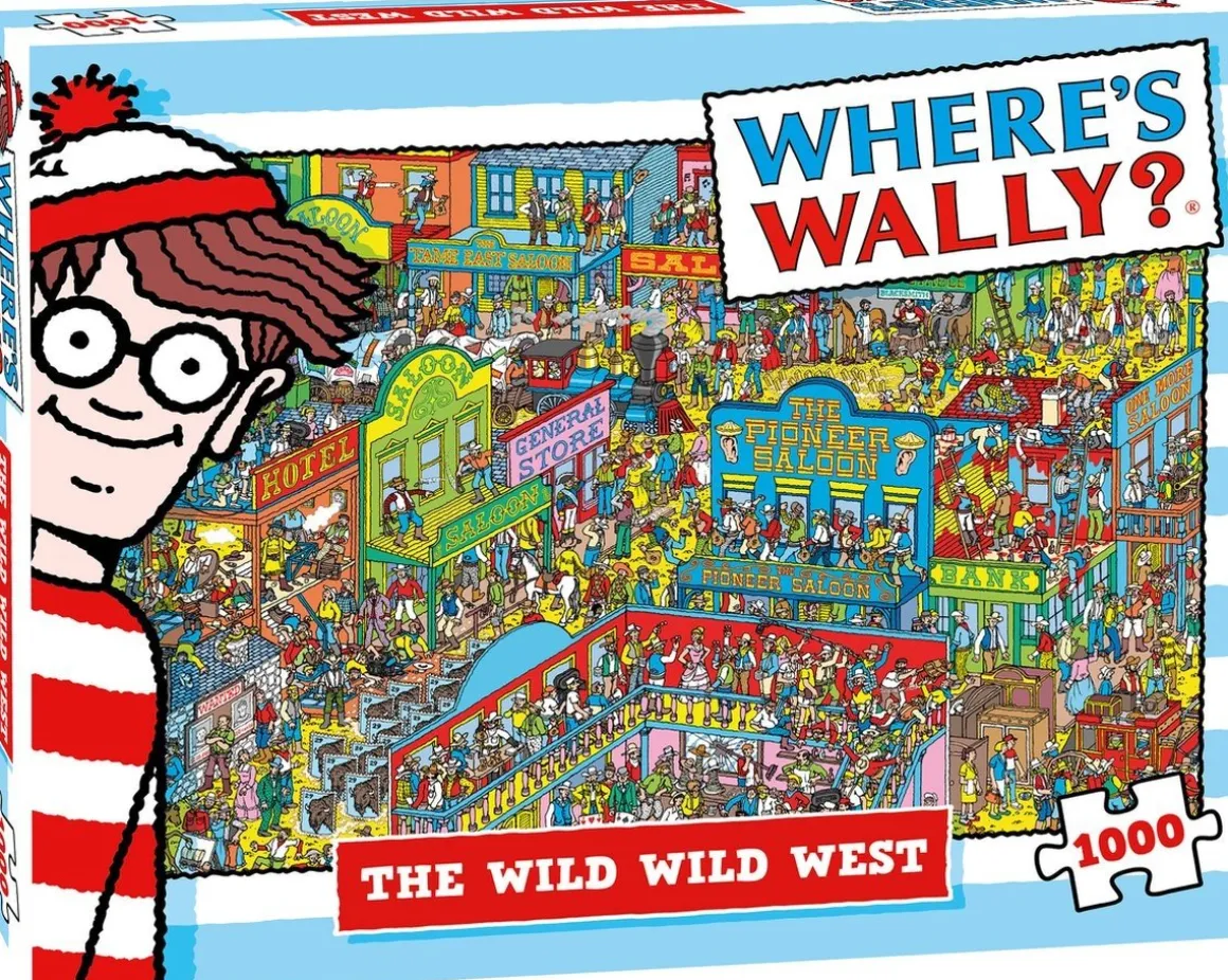 Plenty Gifts Waar is Wally - Het Wilde Westen - leg- en zoekpuzzel van 1000 stukjes