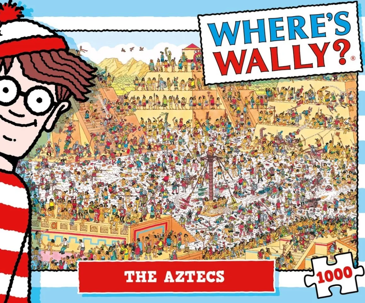 Plenty Gifts Waar is Wally - De Azteken - leg- en zoekpuzzel van 1000 stukjes