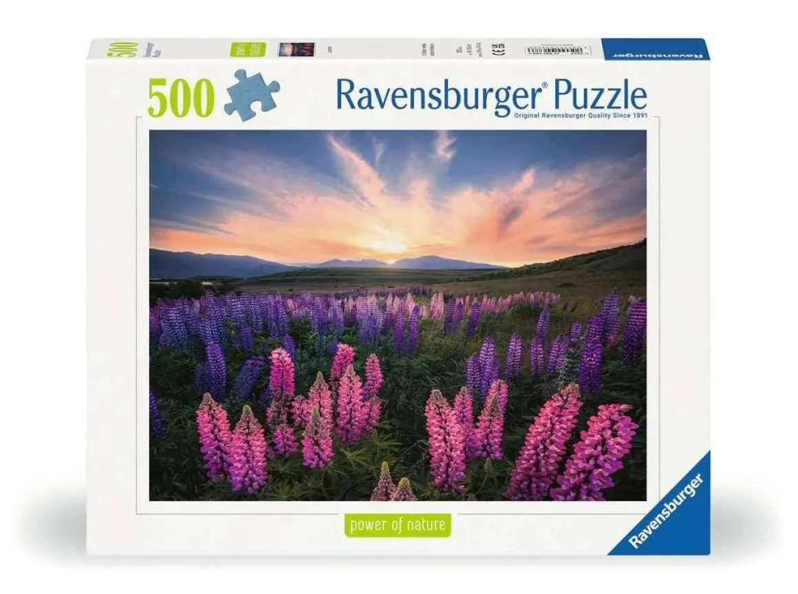 Ravensburger Lupinen In bloei - puzzel van 500 stukjes