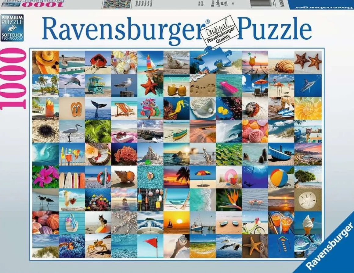 Ravensburger 99 Momenten aan zee - puzzel van 1000 stukjes