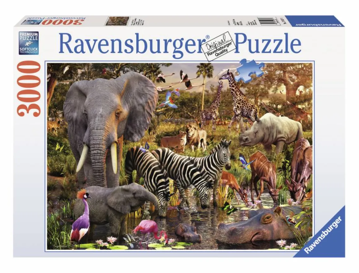 Ravensburger Afrikaanse dierenwereld - 3000 stukjes