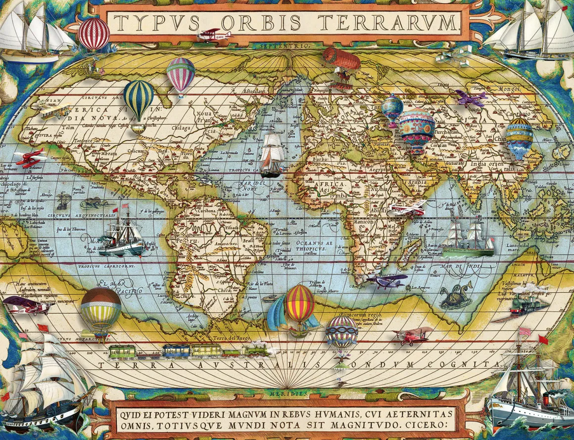 Ravensburger Around the World - puzzel van 2000 stukjes