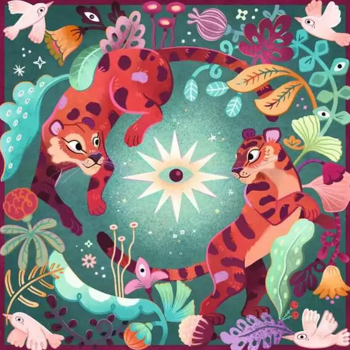 Ravensburger Art&Soul - Animal Dreams - vierkante puzzel van 750 stukjes