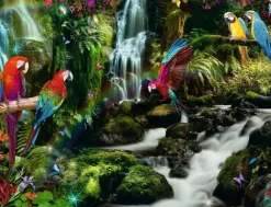 Ravensburger Bonte papegaaien in de Jungle- puzzel van 2000 stukjes