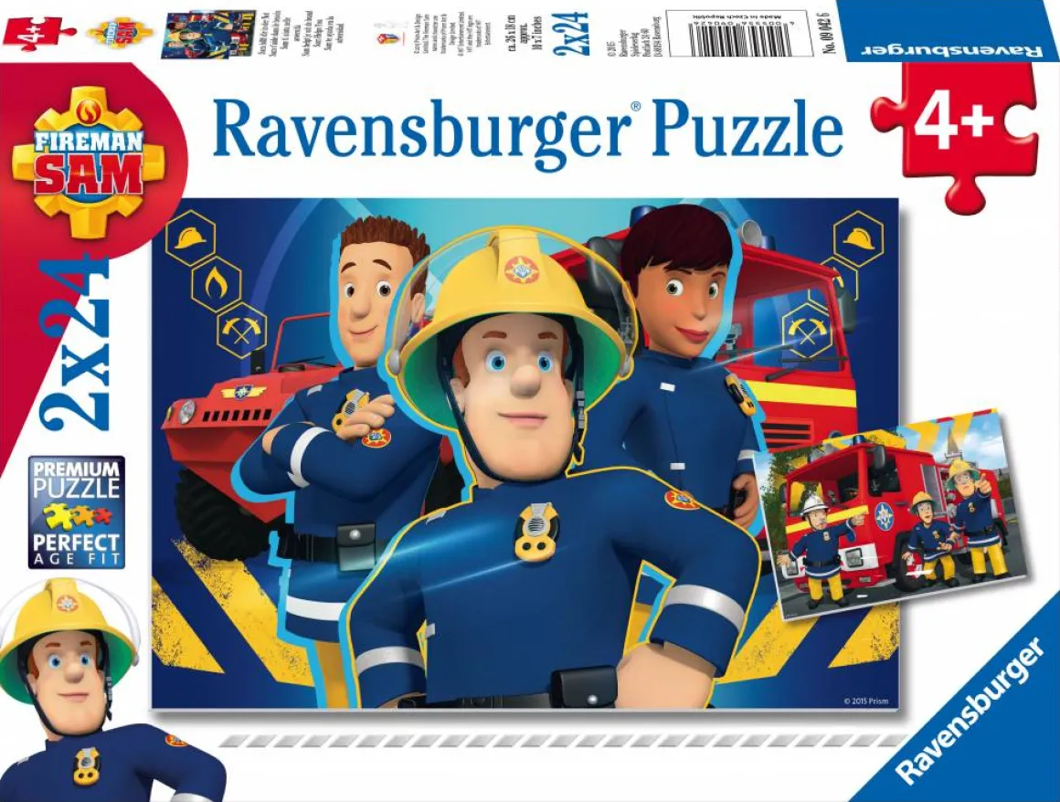Ravensburger Brandweerman Sam helpt - 2 x 24 stukjes