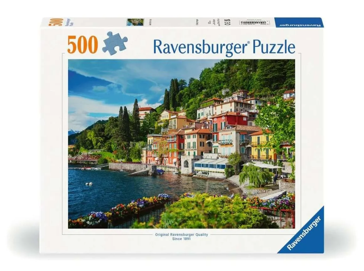 Ravensburger Comomeer in Italië - puzzel van 500 stukjes