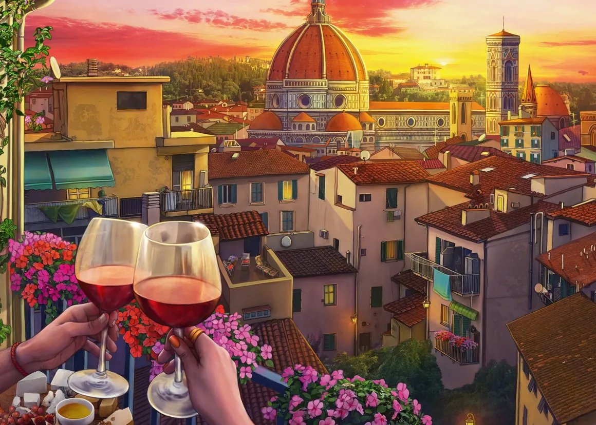 Ravensburger Cozy Wine Terrace - 500 XL stukjes