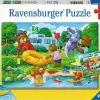Ravensburger De Familie Beer op Kamp - 2 puzzels van 24 stukjes