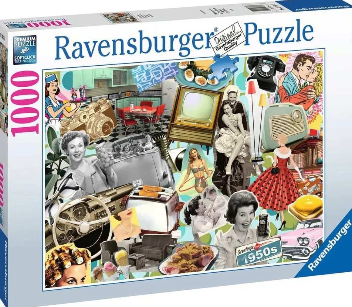 Ravensburger De jaren 50 - puzzel van 1000 stukjes