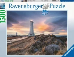 Ravensburger De vuurtoren van Akranes - Ijsland - puzzel van 1500 stukjes