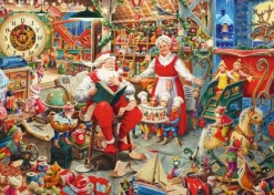 Ravensburger De werkplaats van de Kerstman - puzzel van 1000 stukjes